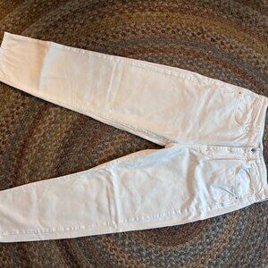 ZARA White Moms Jeans
